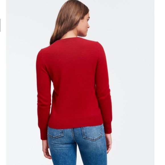 HART SCHAFFNER MARX Extra Fine Merino Wool Red Sweater | L/XL - Picture 3 of 7